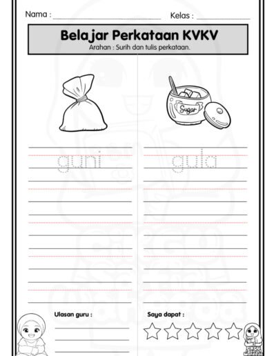 bahan pembelajaran bahasa melayu kvkv percuma