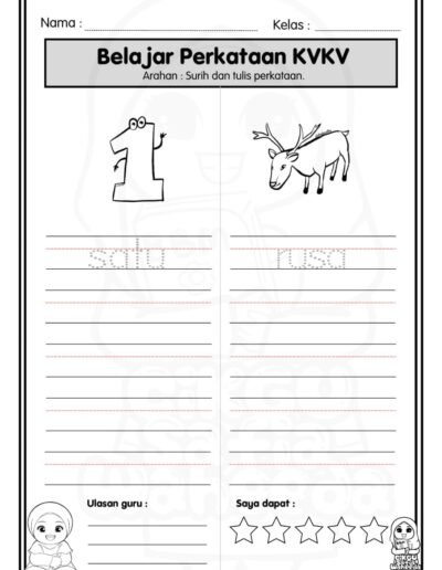 latihan kvkv untuk murid pemulihan