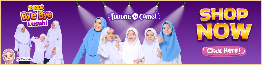 tudung si comel