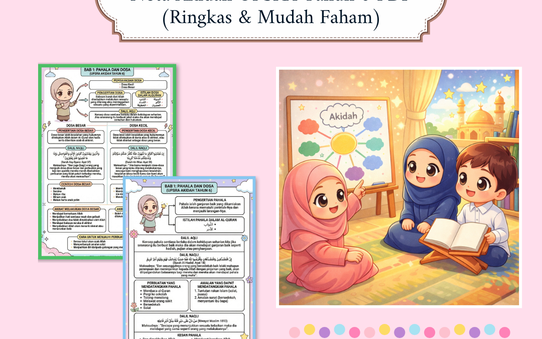 Nota Akidah UPSRA Tahun 6 PDF (Ringkas & Mudah Faham)