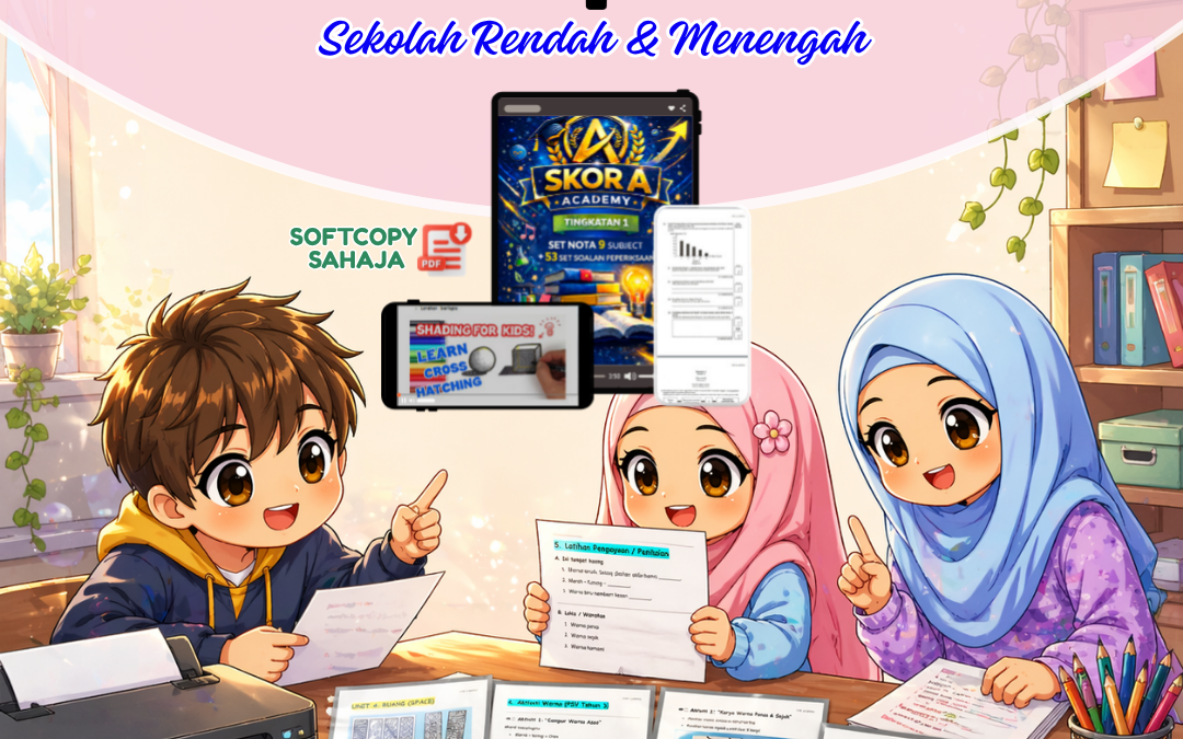 Tak Perlu Tunggu Exam, Ini Cara Mulakan Ulangkaji Anak Secara Santai