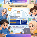 Semakan keputusan Matrikulasi KPM 2026/2027 dibuka 27 April jam 2 petang dengan ilustrasi pelajar menyemak keputusan secara online