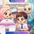 semakan semula spm 2025 cara mohon dan tarikh 31 mac hingga 29 april 2026 malaysia