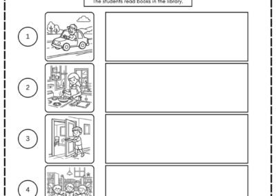 Choose and Rewrite the Correct Sentence PDF halaman 3 latihan Bahasa Inggeris murid pilih ayat betul dan tulis semula