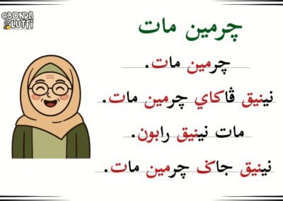 Latihan Jawi kata majmuk bebas cermin mata untuk murid sekolah rendah