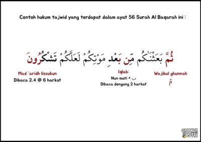 Contoh bacaan tajwid lengkap untuk latihan murid UPKK