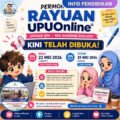 Poster rayuan UPUOnline 2026 lepasan SPM dengan tarikh permohonan dan panduan ringkas rayuan