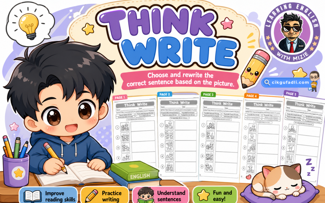 Choose and Rewrite the Correct Sentence PDF | Latihan BI Tahun 1-3