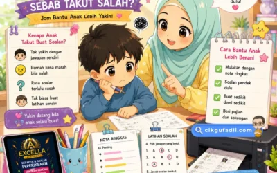 Anak Takut Buat Soalan Sebab Takut Salah? Cuba Cara Ini