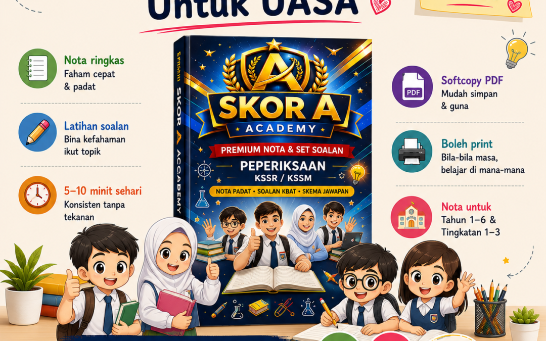 Tak Perlu Tunggu UASA Dekat, Mulakan Ulangkaji Anak Dari Sekarang
