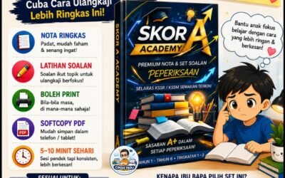 Anak Susah Fokus Belajar? Cuba Cara Ulangkaji Lebih Ringkas Ini