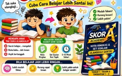 Anak Tak Suka Ulangkaji? Cuba Cara Belajar Lebih Santai Ini