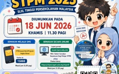 Keputusan STPM 2025 Diumumkan 18 Jun 2026 – Semakan Online & SMS