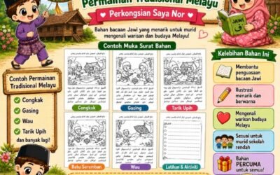 Bahan Bacaan Jawi Percuma: Permainan Tradisional Melayu Perkongsian Saya Nor