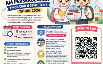 Tawaran Bantuan Am Persekolahan Tingkatan 6 Semester 1 Tahun 2026 MAIWP