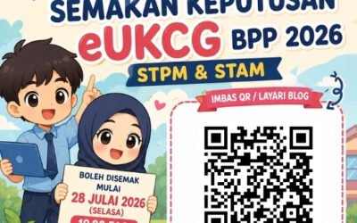 Semakan Keputusan eUKCG BPP STPM & STAM 2026 Dibuka – Tarikh & Cara Semak
