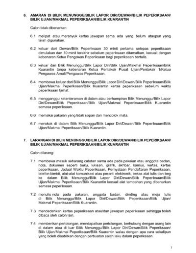 Jadual waktu peperiksaan bertulis SPM 2026 bagi sesi peperiksaan mengikut tarikh.