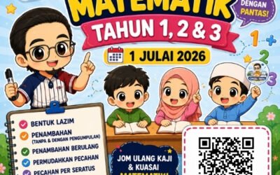Rakaman Kelas Matematik Tahun 1, 2 & 3 (1 Julai 2026)